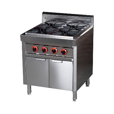 Four head gas stove