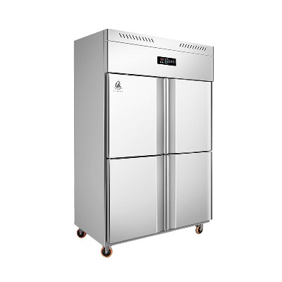 Four door high body direct cooling refrigerator