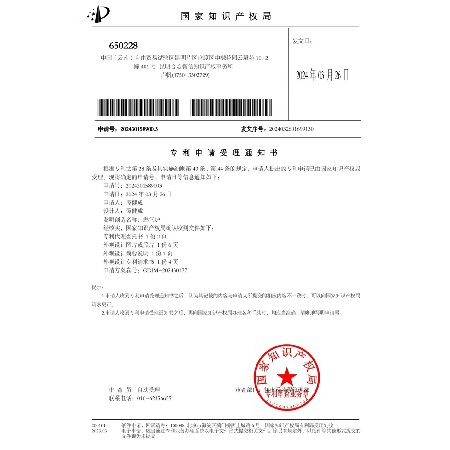 Intellectual Property - 202430158900.3