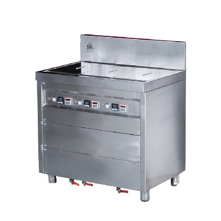 Three head intelligent brine furnace