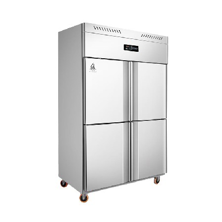 Four door high body direct cooling refrigerator