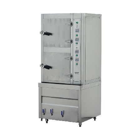 Two door four story high-speed universal electric steam cabinet
