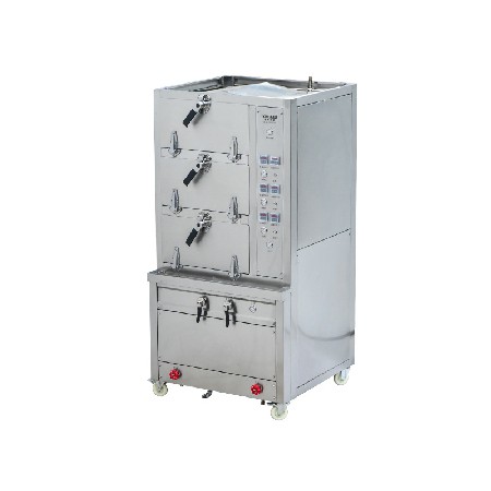 High speed multifunctional gas, electricity, steam oven cabinet